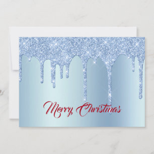 Cartes Pour Fêtes Annuelles Parties scintillant bleues tendance Drivers Graphi