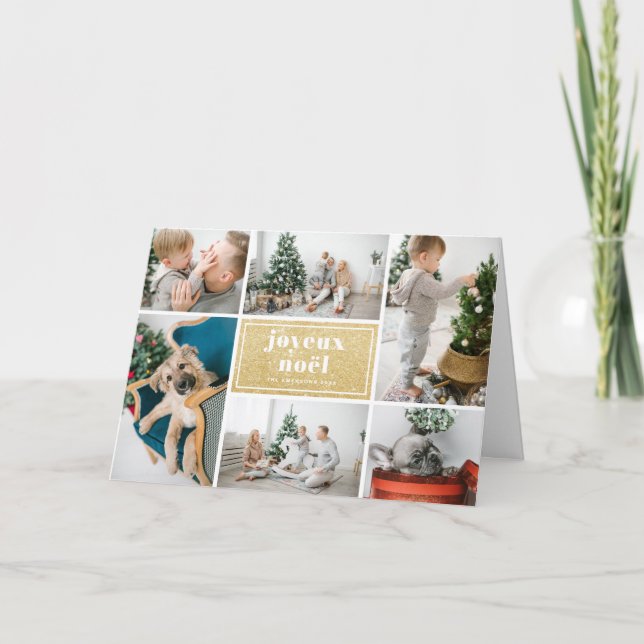 Cartes Pour Fêtes Annuelles Parties scintillant de photographie Joyeux Noël Ty (Devant)