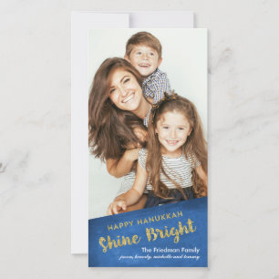 Cartes Pour Fêtes Annuelles Parties scintillant d'or brillant brillant heureux