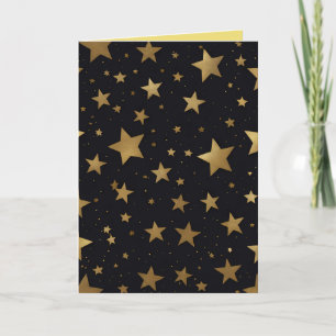 Cartes Pour Fêtes Annuelles parties scintillant et étoiles noël
