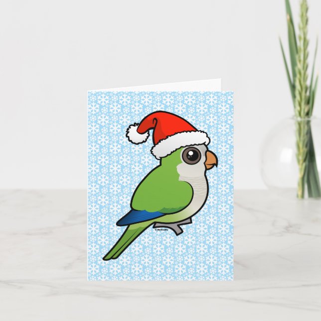 Cartes Pour Fêtes Annuelles Parure de moine de Noël (Devant)