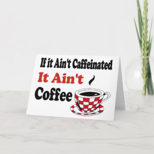 Cartes Pour Fêtes Annuelles Pas de café
