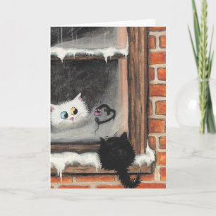 Cartes Pour Fêtes Annuelles Pas de mots nécessaires - Chats Valentine par BiHr