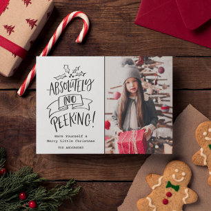 Cartes Pour Fêtes Annuelles Pas de Peeers Famille Photo de Noël Plaid