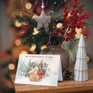 Cartes Pour Fêtes Annuelles Pas de place comme chez soi   Maison de pain d'épi