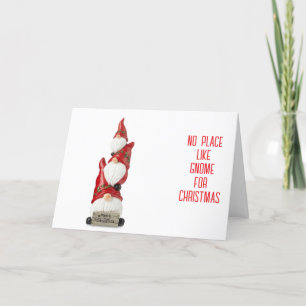 CARTES POUR FÊTES ANNUELLES *PAS D'ENDROIT COMME GNOME POUR NOËL*