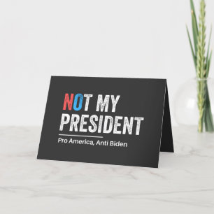 Cartes Pour Fêtes Annuelles Pas mon président