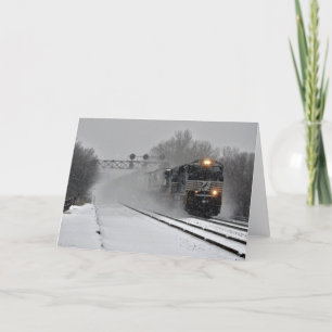 Cartes Pour Fêtes Annuelles Passage d'hiver