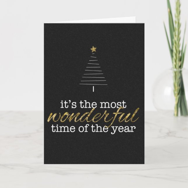 CARTES POUR FÊTES ANNUELLES PASSER NOËL AVEC *VOUS* ME FAIRE JOLLY (Devant)