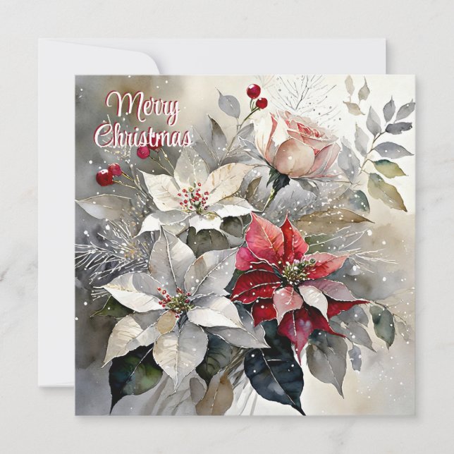 Cartes Pour Fêtes Annuelles Pastel Christmas spray personnalisé (Devant)