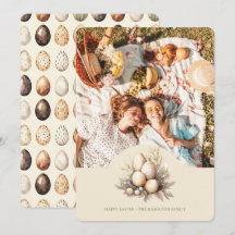 Pastel Easter Eggs Design with Photo Personalized