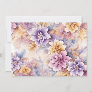 Cartes Pour Fêtes Annuelles Pastel Floral Card Pack x 10
