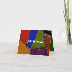 Cartes Pour Fêtes Annuelles Patchwork Crazy Quilt