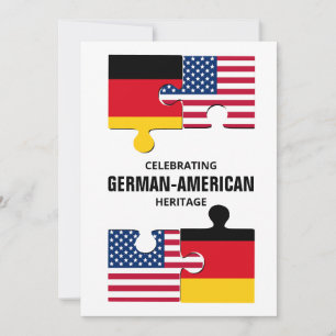 Cartes Pour Fêtes Annuelles patrimoine ALLEMAND-AMÉRICAIN