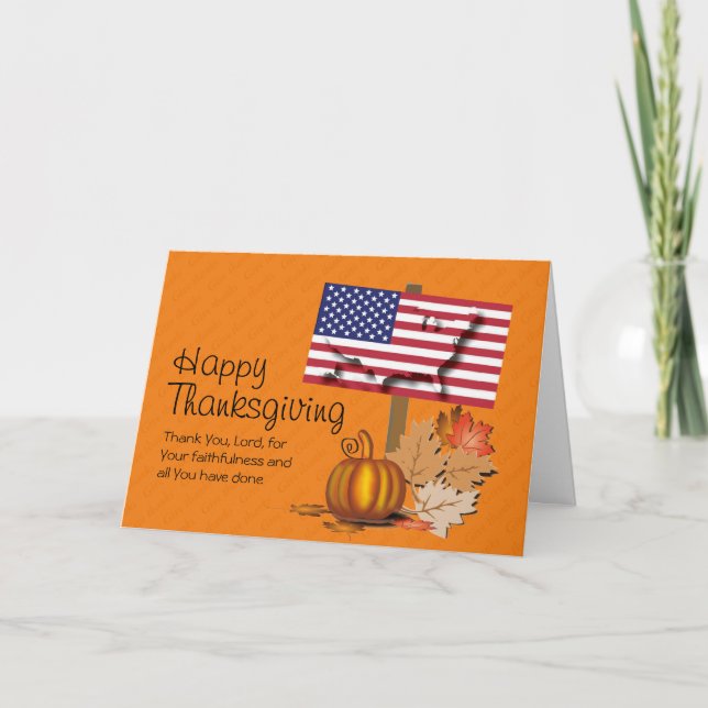 Cartes Pour Fêtes Annuelles Patriotique | Merci. | REMERCIEMENTS AMÉRICAINS (Devant)