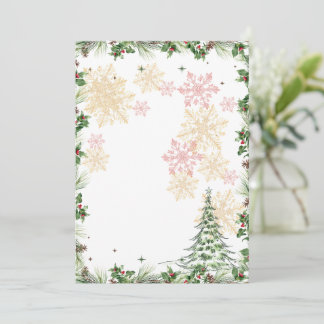 Cartes Pour Fêtes Annuelles Pays des merveilles d'hiver