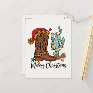 Cartes Pour Fêtes Annuelles Pays Noël Botte Occidentale