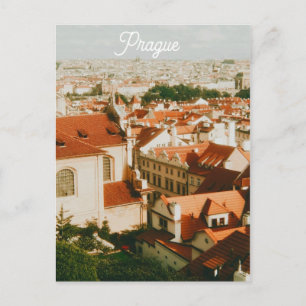 Cartes Pour Fêtes Annuelles Paysage urbain de Prague Souvenir