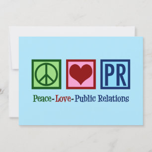 Cartes Pour Fêtes Annuelles Peace Love Public Relations PR Agency