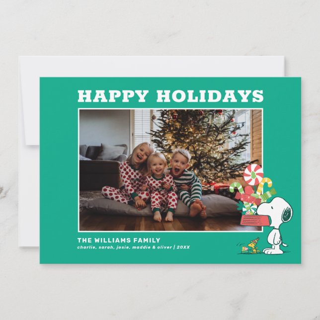Cartes Pour Fêtes Annuelles Peanuts | Le plus c'est mieux (Devant)