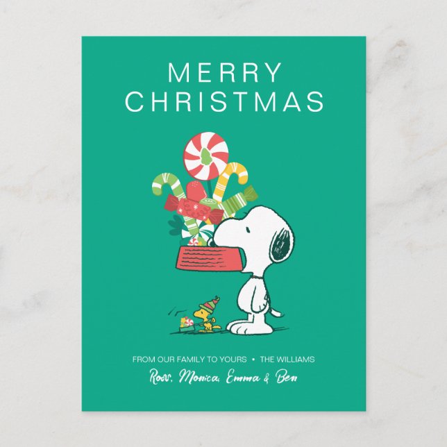 Cartes Pour Fêtes Annuelles Peanuts | Le plus c'est mieux (Devant)
