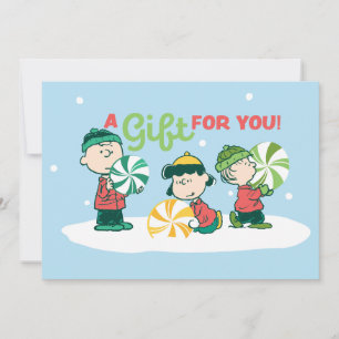Cartes Pour Fêtes Annuelles Peanuts Un Cadeau Pour Vous