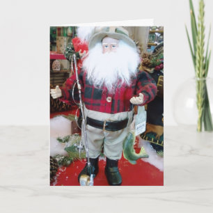 CARTES POUR FÊTES ANNUELLES PÊCHEUR PRÉFÉRÉ À NOËL