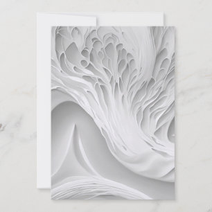 Cartes Pour Fêtes Annuelles Peigne blanche