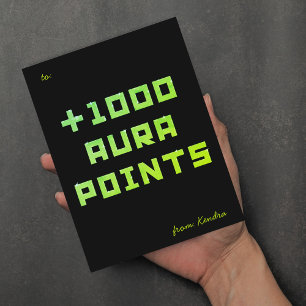 Cartes Pour Fêtes Annuelles Peint à la main + 1000 points d'Aura