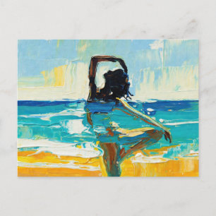 Cartes Pour Fêtes Annuelles peinture à l'huile « Art du yoga (#2) »