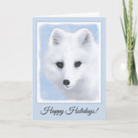 Peinture Arctic Fox - Art original de la faune