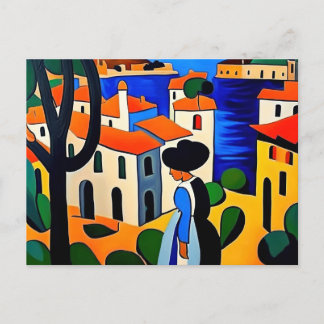 Cartes Pour Fêtes Annuelles Peinture d'art fauvisme français