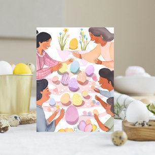 Cartes Pour Fêtes Annuelles Peinture d'oeuf de Pâques   Pâques à l'aquarelle f