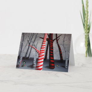 Cartes Pour Fêtes Annuelles Peinture d'un sucre de canne