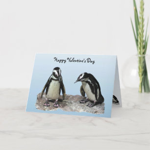 Cartes Pour Fêtes Annuelles Penguins Valentine