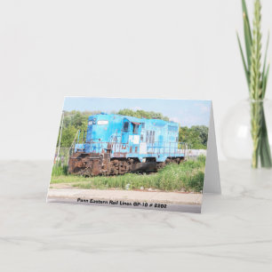 Cartes Pour Fêtes Annuelles Penn Eastern Rail Lines GP-10 # 2202