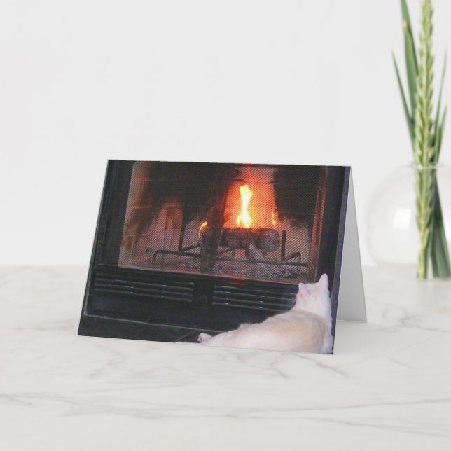 Cartes Pour Fêtes Annuelles Pensées chaudes de vacances (Devant)
