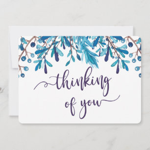 Cartes Pour Fêtes Annuelles penser à vous condoléances endeuillée perte aimée