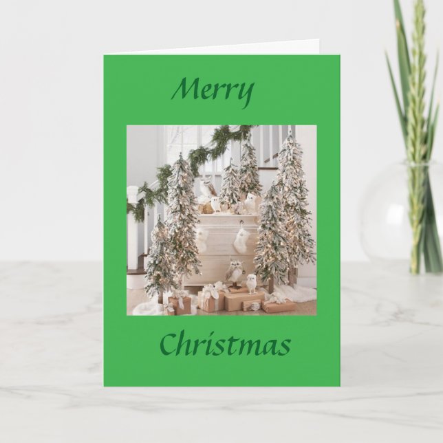 CARTES POUR FÊTES ANNUELLES PENSEZ À VOUS CETTE NOËL (Devant)