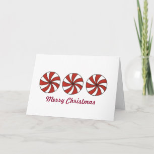 Cartes Pour Fêtes Annuelles Peppermenthe Starlight Mint Candy Candies Noël