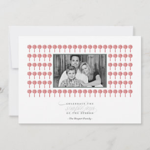 Cartes Pour Fêtes Annuelles Peppermint Geisha Pattern