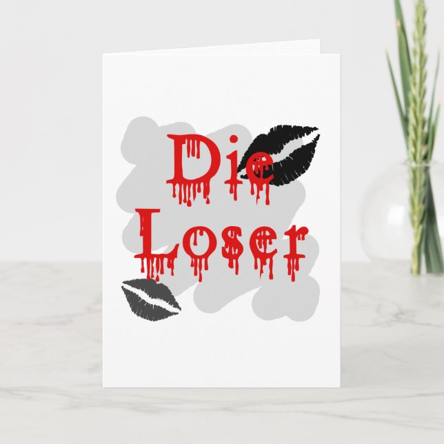 Cartes Pour Fêtes Annuelles perdant (Devant)