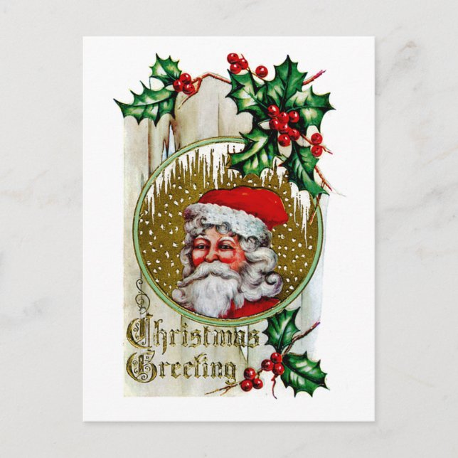 Cartes Pour Fêtes Annuelles Père Noël (Devant)