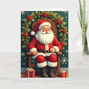 Cartes Pour Fêtes Annuelles Père Noël
