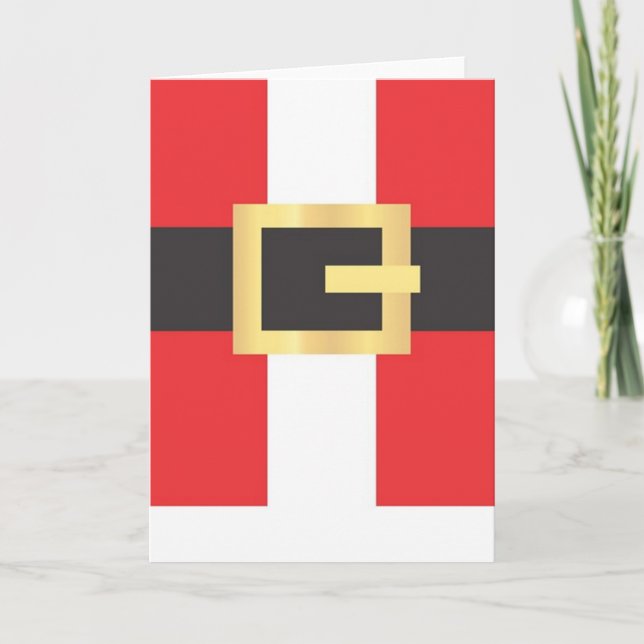 Cartes Pour Fêtes Annuelles Père Noël (Devant)