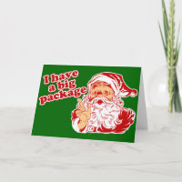 Père Noël A Un Gros Paquet