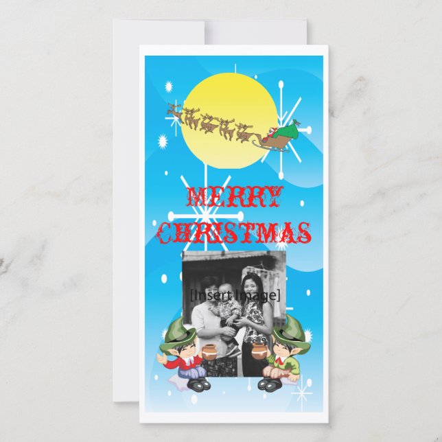 Cartes Pour Fêtes Annuelles Père Noël - Adieu (Devant)