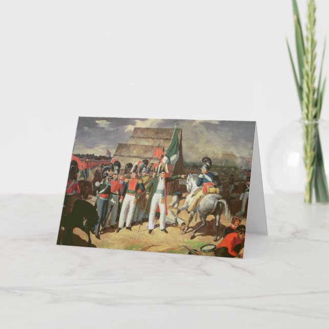Cartes Pour Fêtes Annuelles Père Noël Anna défie les troupes espagnoles (Devant)