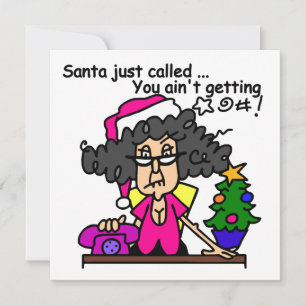 Cartes Pour Fêtes Annuelles Père Noël appelée
