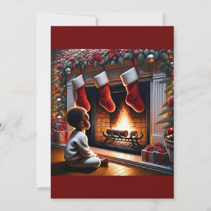 Cartes Pour Fêtes Annuelles Père Noël Arrivée : Toddler's Wonder